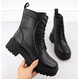 Big Star kožne čizme, izolirane OO274A255 INT2062 crno 1