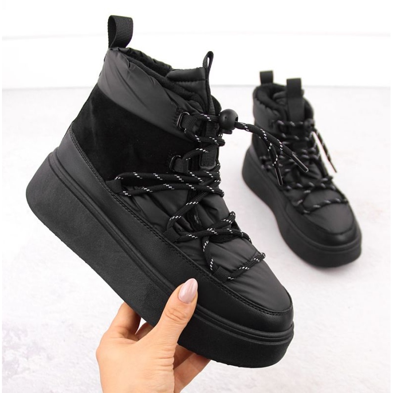 Potocki čizme za snijeg s platformom W 72302 WOL280A crna 1