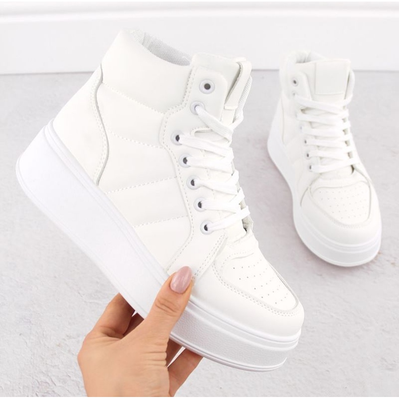 News Novosti visoke sportske cipele W 8166 EVE465A bijela 1