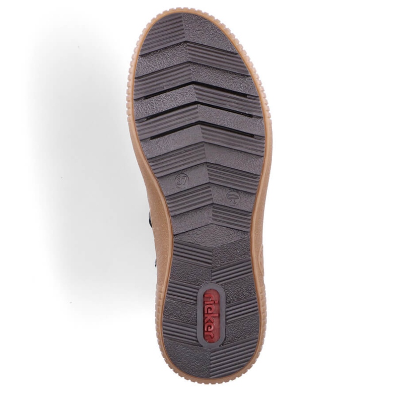 Ženske izolirane gležnjače, plave, Rieker Z6648-14 plava 2