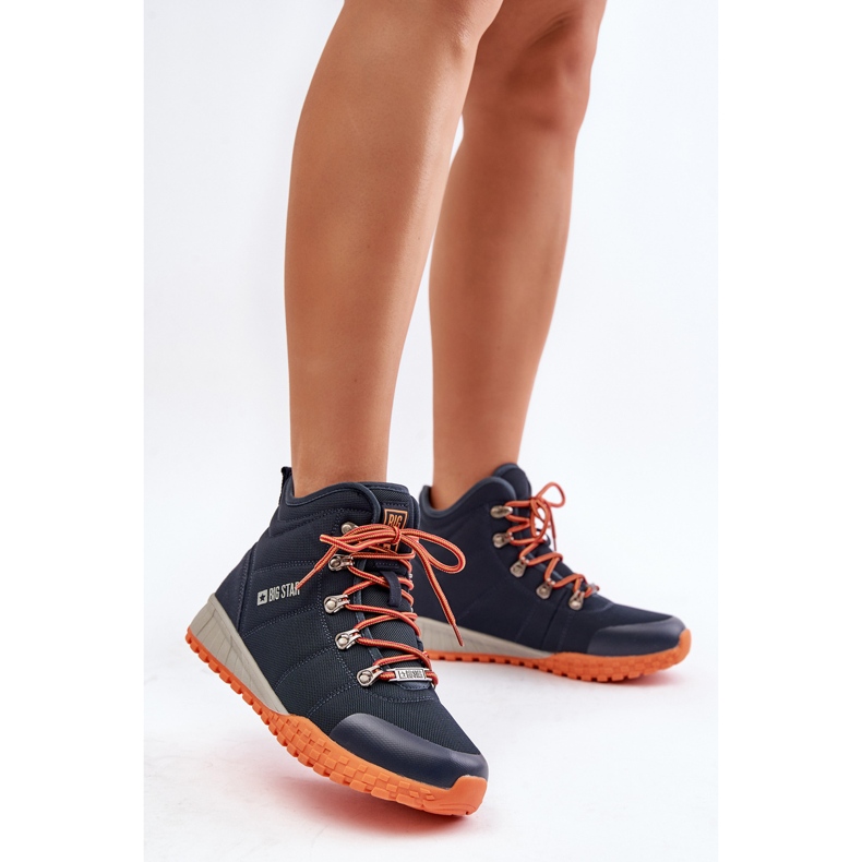 Ženske sportske cipele Trappers Big Star KK274215 sustav memorijske pjene tamnoplava 2