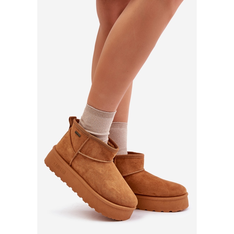 Čizme za snijeg s niskom platformom Big Star OO274A098 Camel smeđa 1