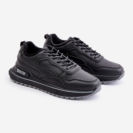 Muške izolirane tenisice Big Star OO174675 HI-POLY sustav crne crna 1