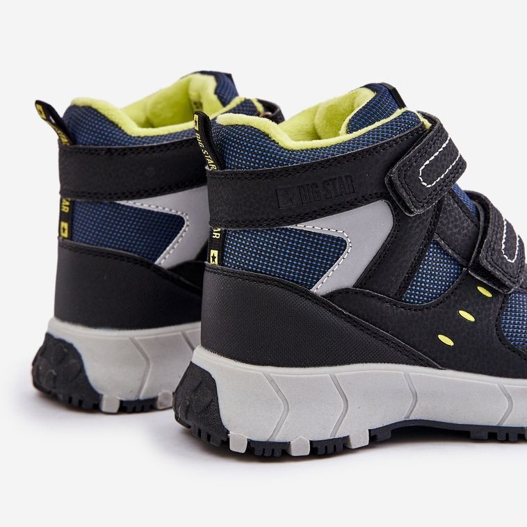 Izolirane dječje čizme za snijeg Big Star OO374130 tamnoplava 2