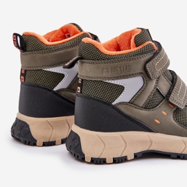 Izolirane dječje čizme za snijeg Big Star OO374129 Kaki zelena 2