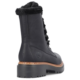 Ženske izolirane torbe s krznom, crne Rieker 72625-00 crna 1