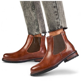 Ženske izolirane Chelsea čizme, smeđe GD-WL71C smeđa 1