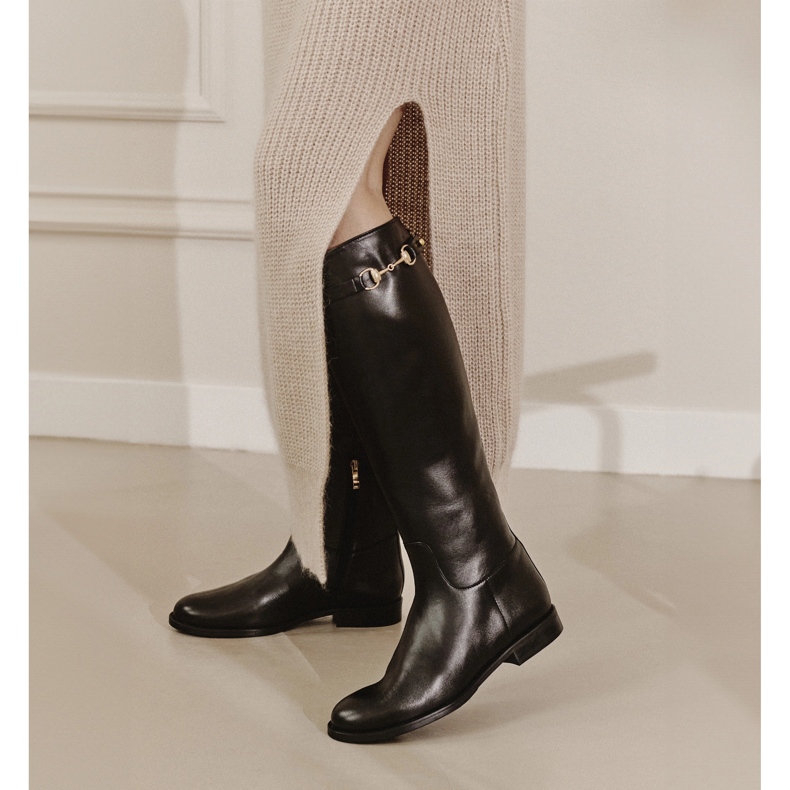 Marco Shoes Cameron Wąskie čizme 2514K-001-1 crna 2