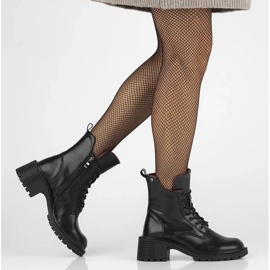 Filippo DBT6501/24 Bk kožne gležnjače na visoku petu, crne 1