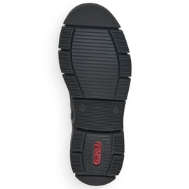 Vodootporne udobne ženske čizme crne Rieker X3410-00 crna 2