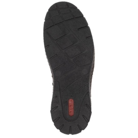 Kožne vodootporne muške izolirane smeđe čizme Rieker B0392-25 smeđa 1