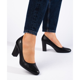 Crne ženske cipele s visokom petom od Sergio Leonea crno 1