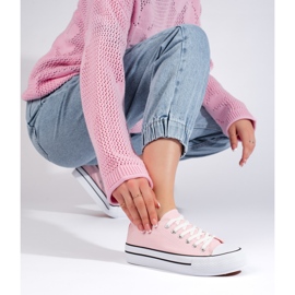 Ženske roze tenisice ružičasta 1