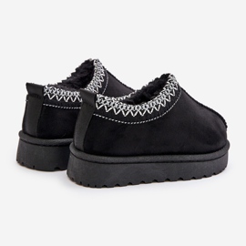 Dječje čizme za snijeg na platformu, tople s krznom, crne Vilabria crna 2