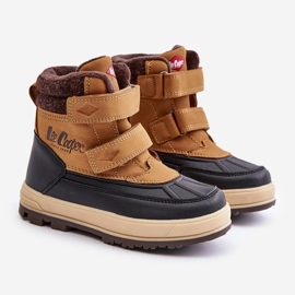 Izolirane čizme za snijeg za dječake Lee Cooper LCJ-23-01-2059 Camel smeđa 1