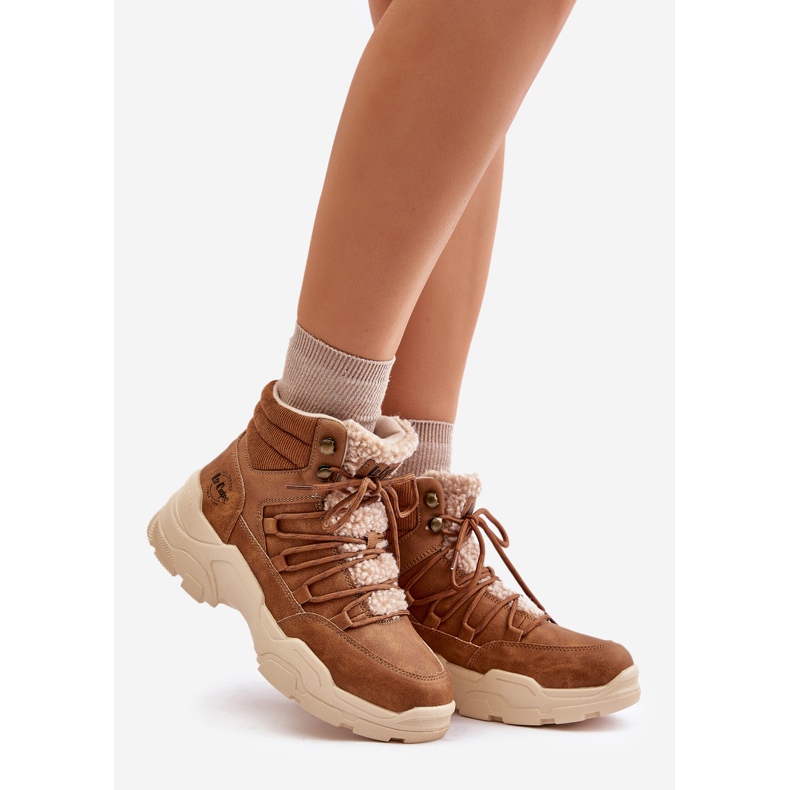 Lee Cooper ženske izolirane čizme LCJ-24-03-3061L smeđe smeđa 1