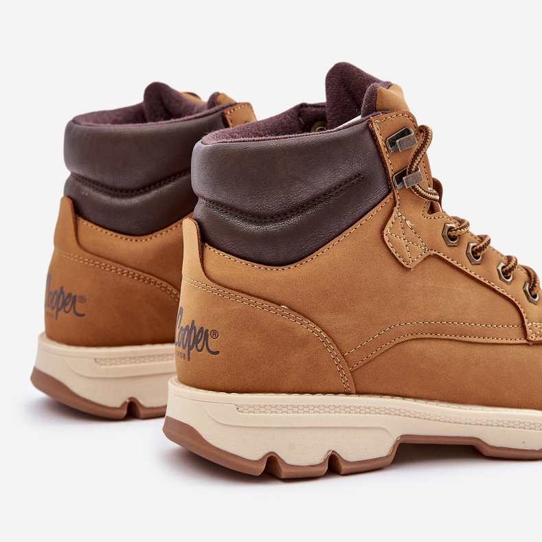 Lee Cooper muške planinarske cipele Trappers LCJ-24-01-2949 Camel smeđa 1