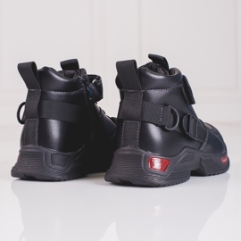 Crne čizme za dječake crna 2