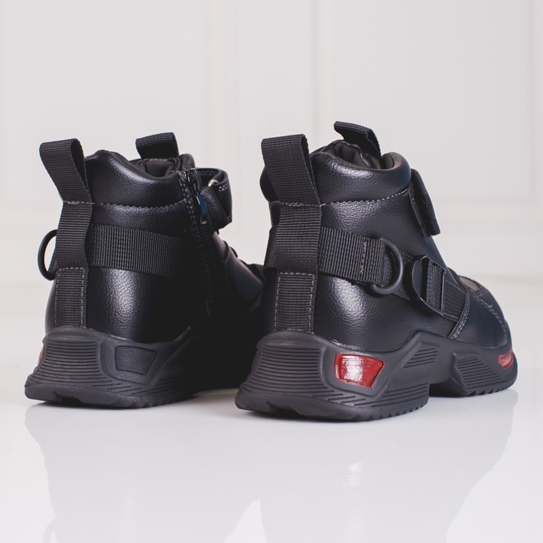 Crne čizme za dječake crno 2