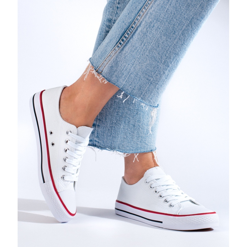 Shelovet bijele klasične tenisice bijela 1