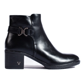 Crne elegantne gležnjače Potocki crna 1