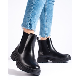 W. Potocki Ženske crne Chelsea čizme Potocki crna 1