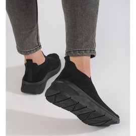 Crne ženske tenisice za fitness crno 2