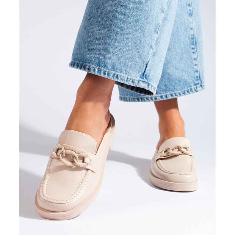 Bež japanke s punom platformom 2