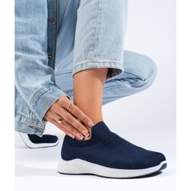 Mornarsko plave sportske cipele od tekstila plava 2