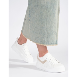 Ženske cipele s platformom od brušene kože crna 2