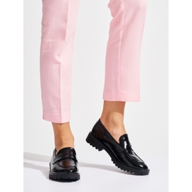 Lakirane crne mokasine crno 2