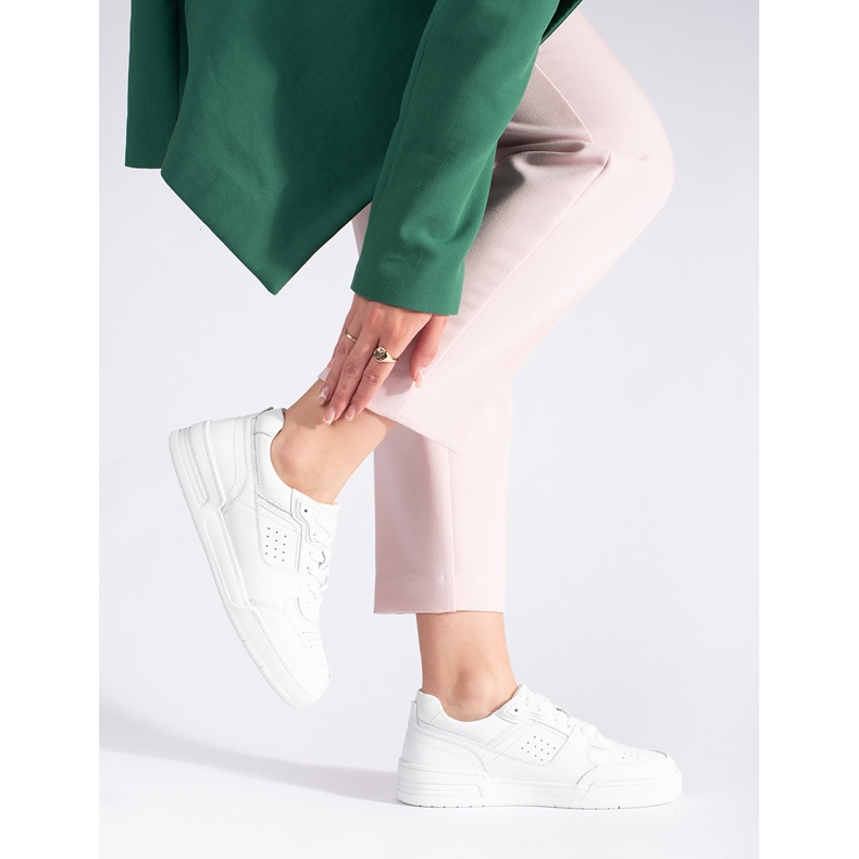 Bijele tenisice na platformu bijela 1