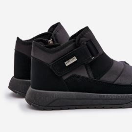 Izolirane muške zimske čizme za snijeg Progress PROGJ-22-153 crne crno 1