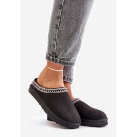 Udobne kućne cipele Ženske papuče s vezom Inblu FX000021 crne crno 1