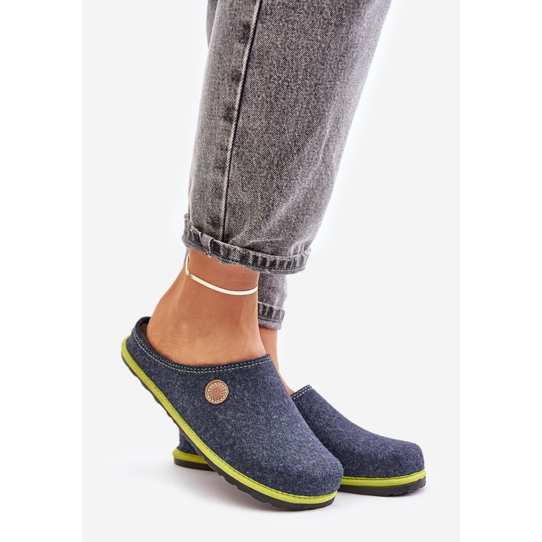 Ženske kućne cipele Inblu Slippers CS000039 Navy blue plava 1