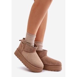 Čizme za snijeg s niskom platformom Big Star OO274A100 bež 1