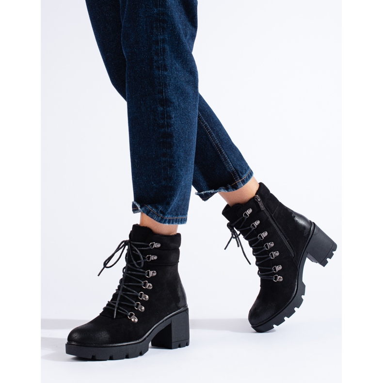 Izolirane ženske torbe od ekološkog antilopa crno 1