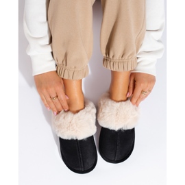 Shelovet ženske crne papuče crna 1