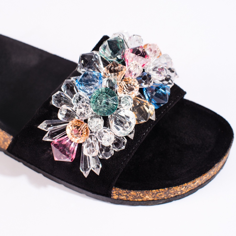 Ženske crne antilop papuče crna 2