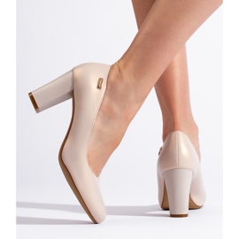 Sergio Leone Udobne bež ženske salonke na visoku petu 1