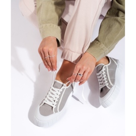 Udobne ženske tenisice sive boje siva 1