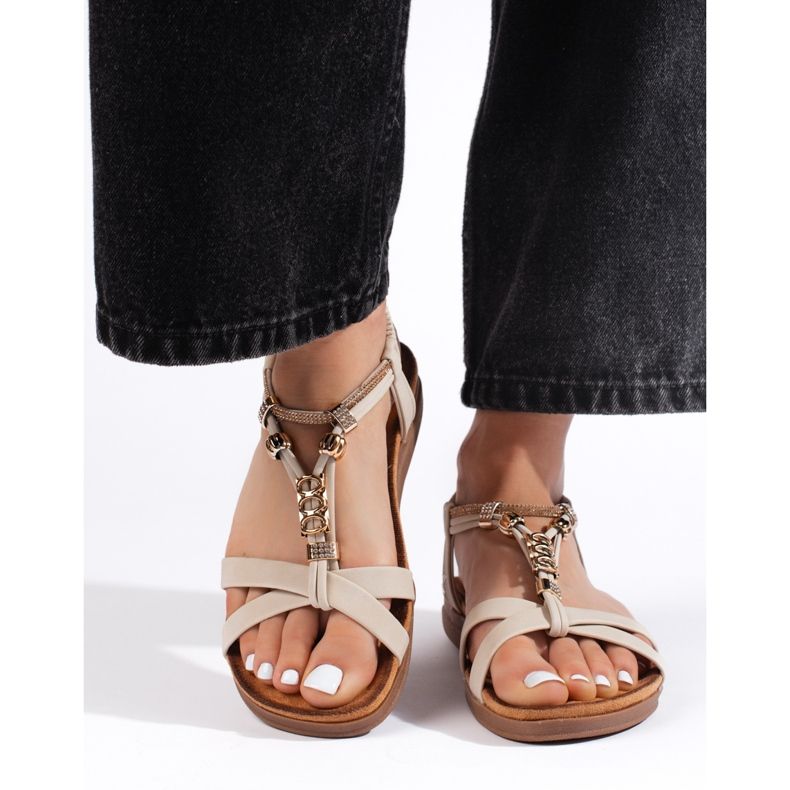 Ženske bež sandale 1