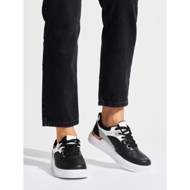 Crne sportske cipele s platformom crno 2