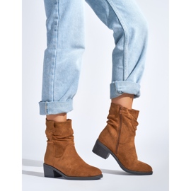 Ženske smeđe kaubojske čizme smeđa 1