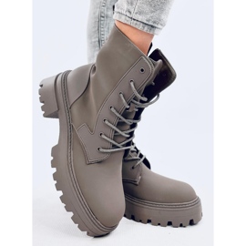 Tamar Green čizme na vezanje zelena 2