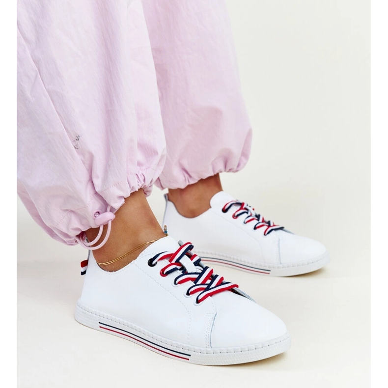 Vinceza bijele kožne tenisice bijela 1