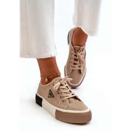 MSMG Ženske niske tenisice, smeđe smeđa 1