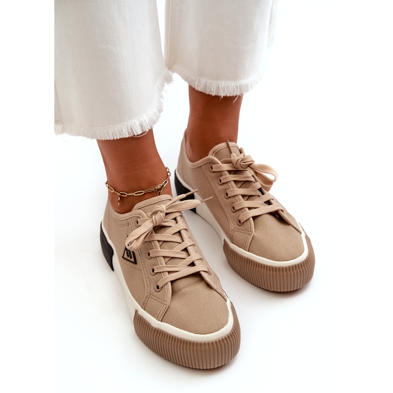 MSMG Ženske niske tenisice, smeđe smeđa 2