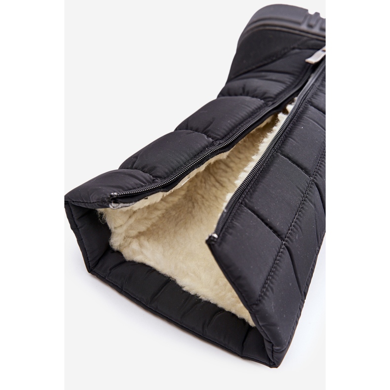 Ženske čizme za snijeg s patentnim zatvaračem Progress PROGJ-24-144 crne crno 2