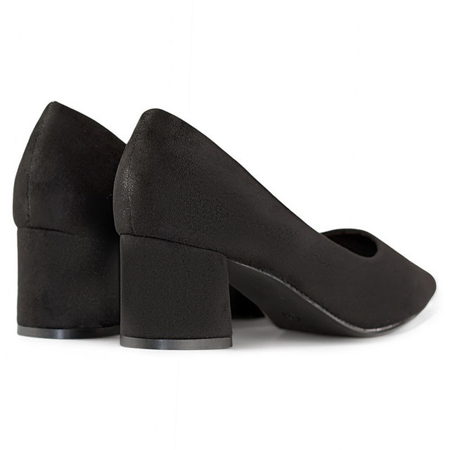 Antilop cipele s niskom petom, klasične crne ženske salonke s visokom petom crno 1